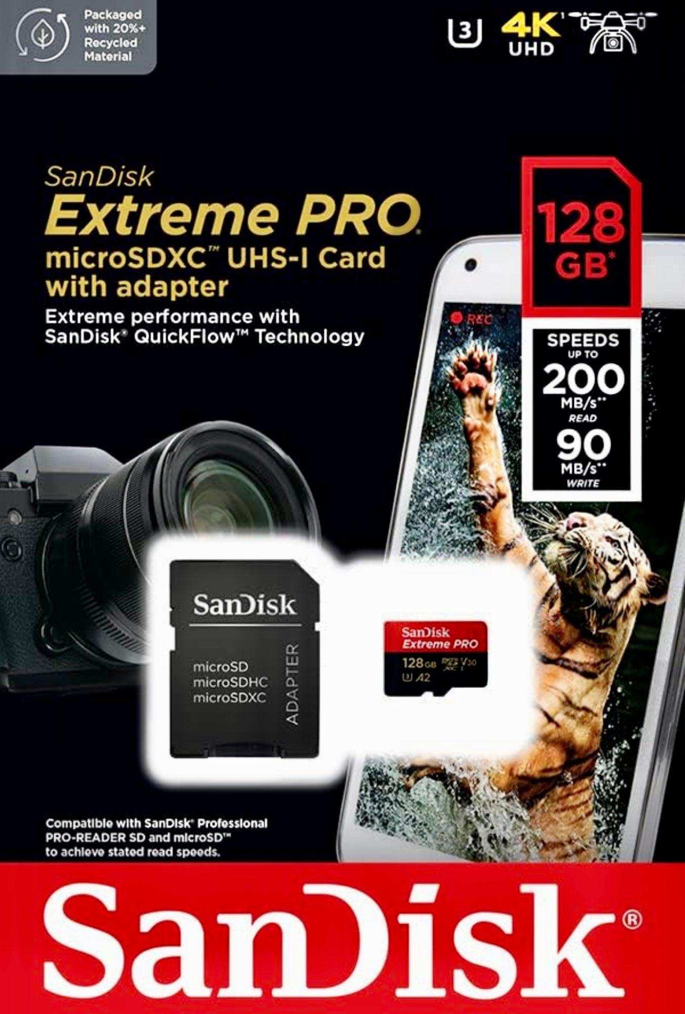 TUTT 3 in 1 | SanDisk 64/128/256/512GB 1TB Ultra microSDXC MicroSD Memory Card Up to 120MB/s, Full HD A1 + Lightning to SD Card iPhone iPad + 2-in-1 SD Card Reader USB3.0 5Gbps