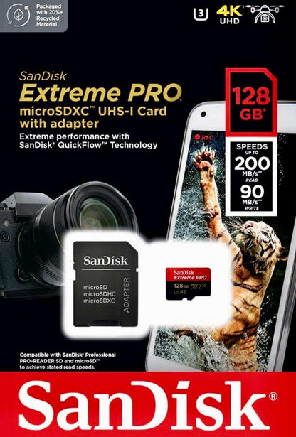 TUTT 3 in 1 | SanDisk 64/128/256/512GB 1TB Ultra microSDXC MicroSD Memory Card Up to 120MB/s, Full HD A1 + Lightning to SD Card iPhone iPad + 2-in-1 SD Card Reader USB3.0 5Gbps