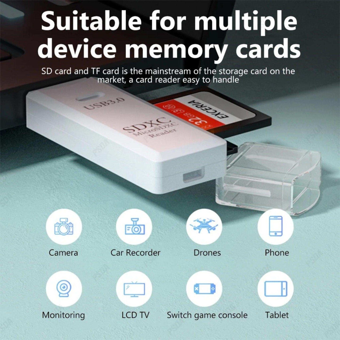 TUTT 3 in 1 | SanDisk Extreme PRO®  64/128/256/512GB 1TB Ultra microSDXC MicroSD Memory Card Speed 200MB/s Read | 90MB/s + Lightning to SD Card iPhone iPad + 2-in-1 SD Card Reader USB3.0 5Gbps - www.Shopthatapp.com