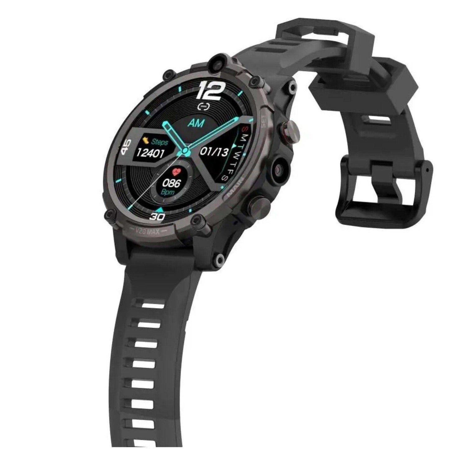 TUTT 4G Smart Watch Rugged with SIM Card | Dual Camera | 2GBRAM+16GBROM | V20 | Health and Fitness Tracker - www.Shopthatapp.com