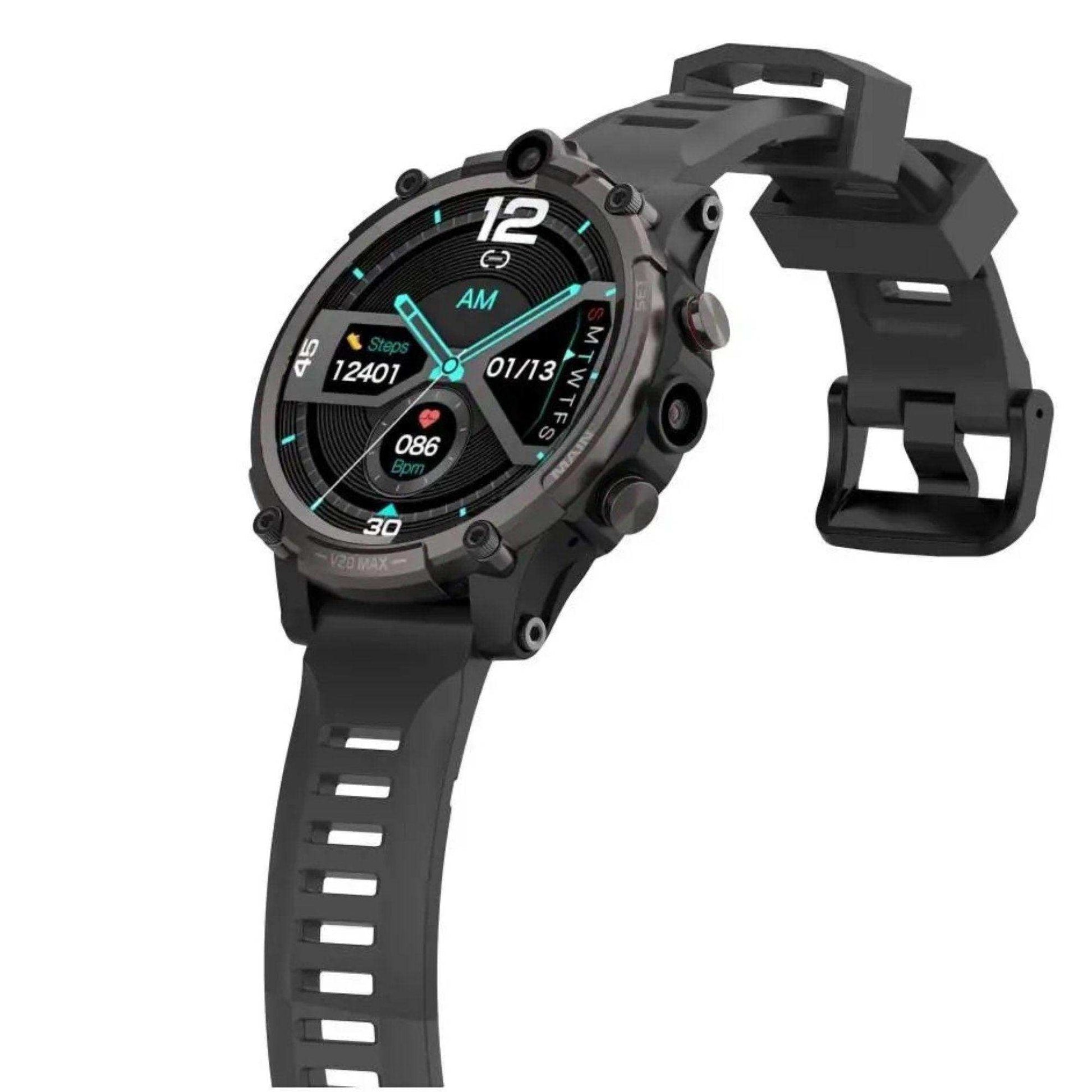TUTT 4G Smart Watch Rugged with SIM Card | Dual Camera | 2GBRAM+16GBROM | V20 | Health and Fitness Tracker - www.Shopthatapp.com