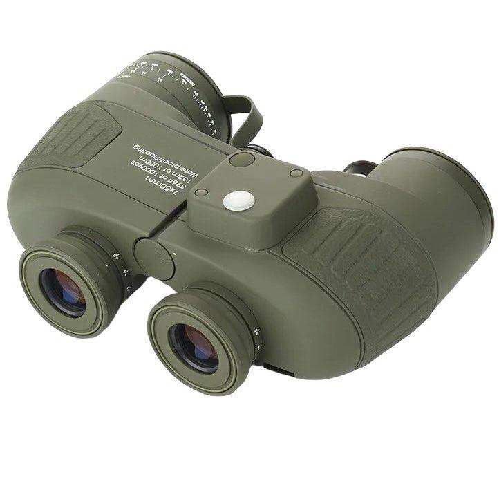 TUTT Admiral 7x50 Rugged Waterproof Binocular with Internal Rangefinder & Compass - www.Shopthatapp.com