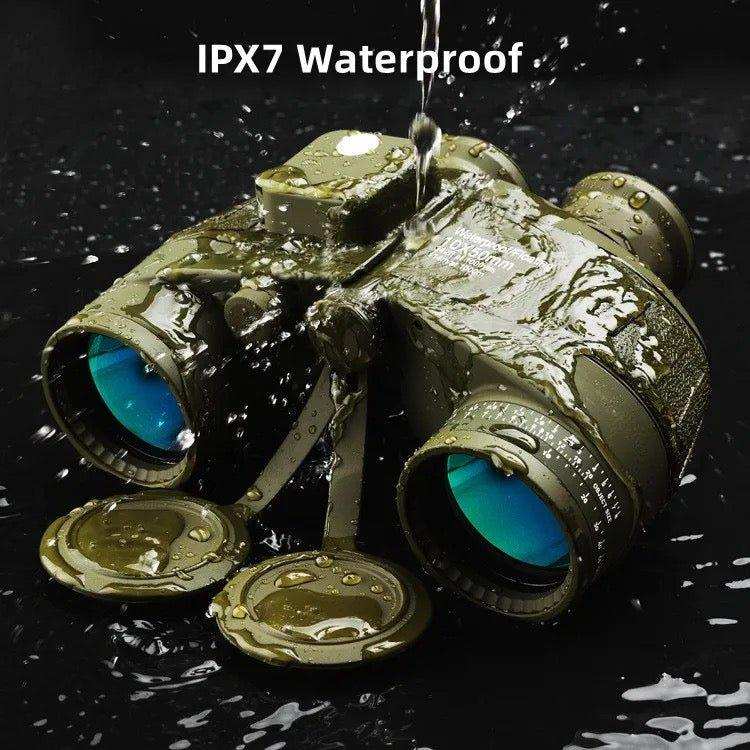 TUTT Admiral 7x50 Rugged Waterproof Binocular with Internal Rangefinder & Compass - www.Shopthatapp.com