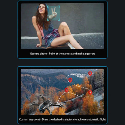 TUTT AE8 EVO 8K Professional GPS 5G Drone with Dual HD Camera 360 Optical Flow Laser Obstacle Avoidance 3-Axis Mechanical Gimbal & EIS Stabilization Intelligent Modes Brushless 2* Batteries 335gr - www.Shopthatapp.com