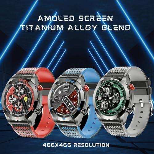 TUTT Sport Smartwatch AMOLED Screen Titanium Alloy BT Call AI Voice | Activity Fitness Tracker Smart Watch for Men Women - www.Shopthatapp.com