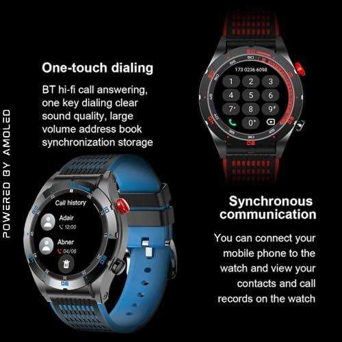 TUTT Sport Smartwatch AMOLED Screen Titanium Alloy BT Call AI Voice | Activity Fitness Tracker Smart Watch for Men Women - www.Shopthatapp.com