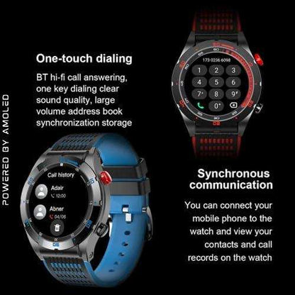 TUTT Sport Smartwatch AMOLED Screen Titanium Alloy BT Call AI Voice | Activity Fitness Tracker Smart Watch for Men Women - www.Shopthatapp.com