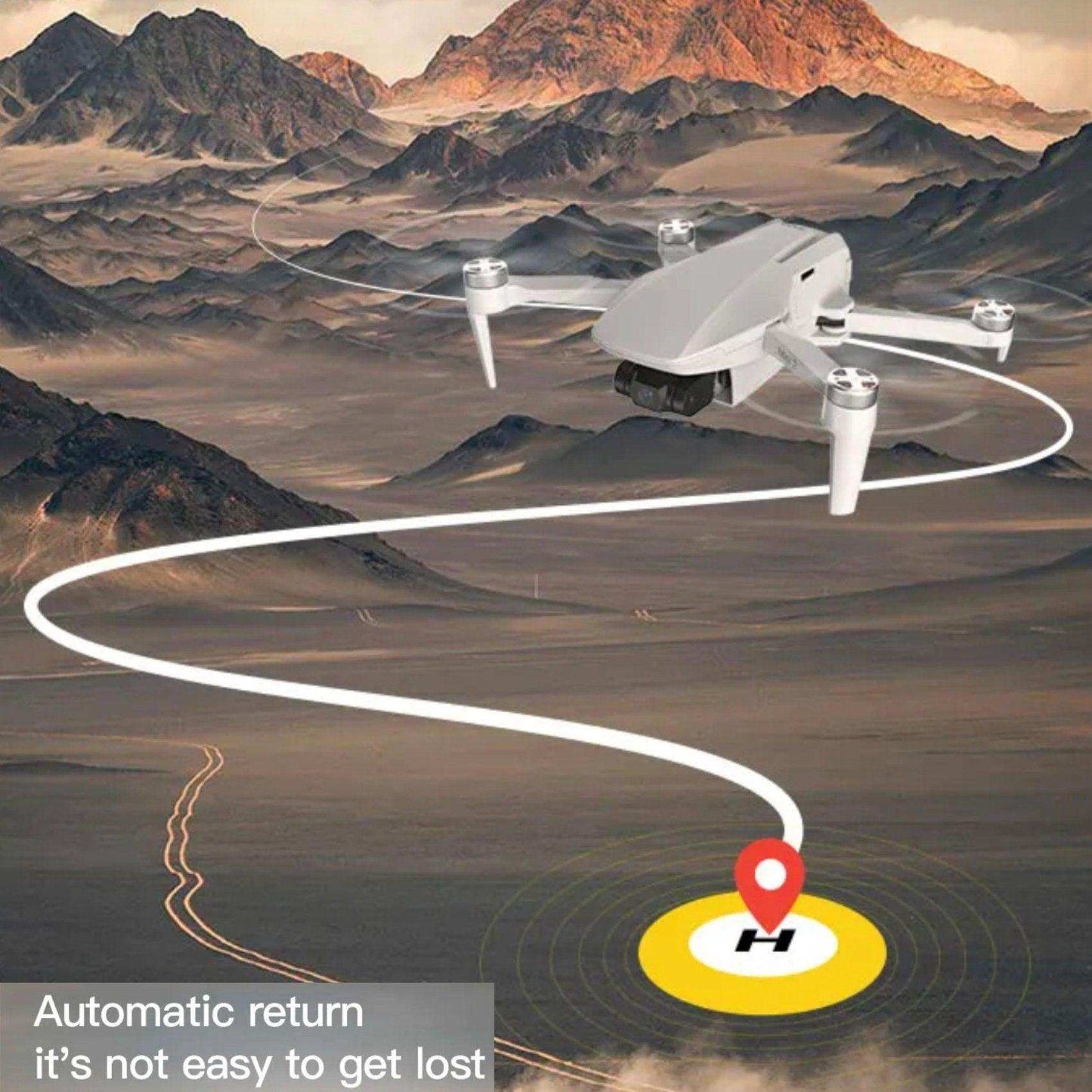 C-FLY Faith Mini 2 (Upgraded) GPS 5G 5KM WIFI FPV with 4K 30fps 20MP Camera 3-Axis Brushless Gimbal 32mins Flight Time 249g Foldable RC Drone Quadcopter RTF - www.Shopthatapp.com