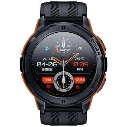 TUTT Smartwatch for Men | 1 ATM 10 Meter Depth AMOLED screen  | 410mah Long Battery Life Fitness Health Tracking Smart Watch Military Rugged  C25 - www.Shopthatapp.com