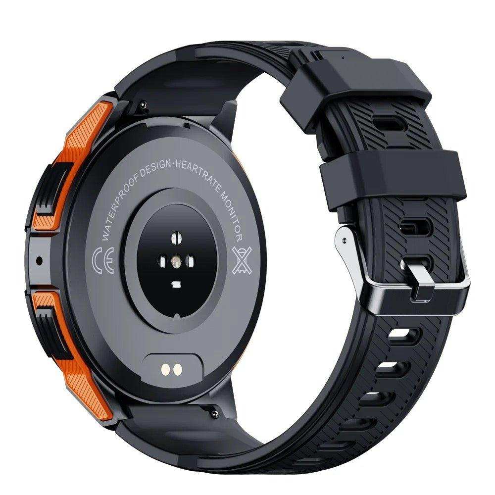 TUTT Smartwatch for Men | 1 ATM 10 Meter Depth AMOLED screen  | 410mah Long Battery Life Fitness Health Tracking Smart Watch Military Rugged  C25 - www.Shopthatapp.com