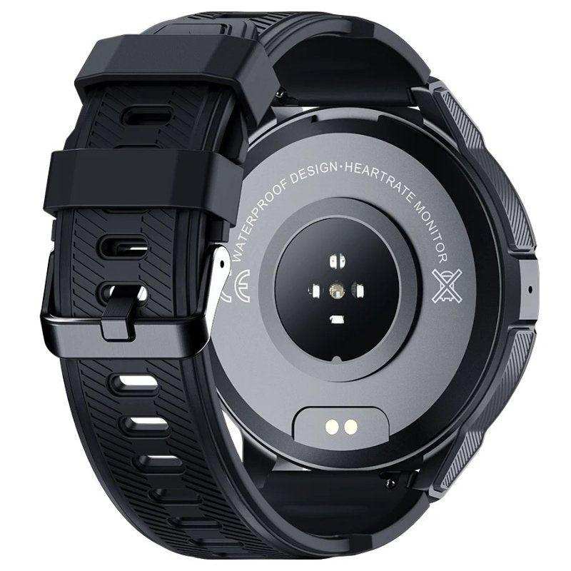 TUTT Smartwatch for Men | 1 ATM 10 Meter Depth AMOLED screen  | 410mah Long Battery Life Fitness Health Tracking Smart Watch Military Rugged  C25 - www.Shopthatapp.com
