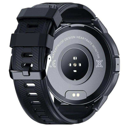 TUTT Smartwatch for Men | 1 ATM 10 Meter Depth AMOLED screen  | 410mah Long Battery Life Fitness Health Tracking Smart Watch Military Rugged  C25 - www.Shopthatapp.com