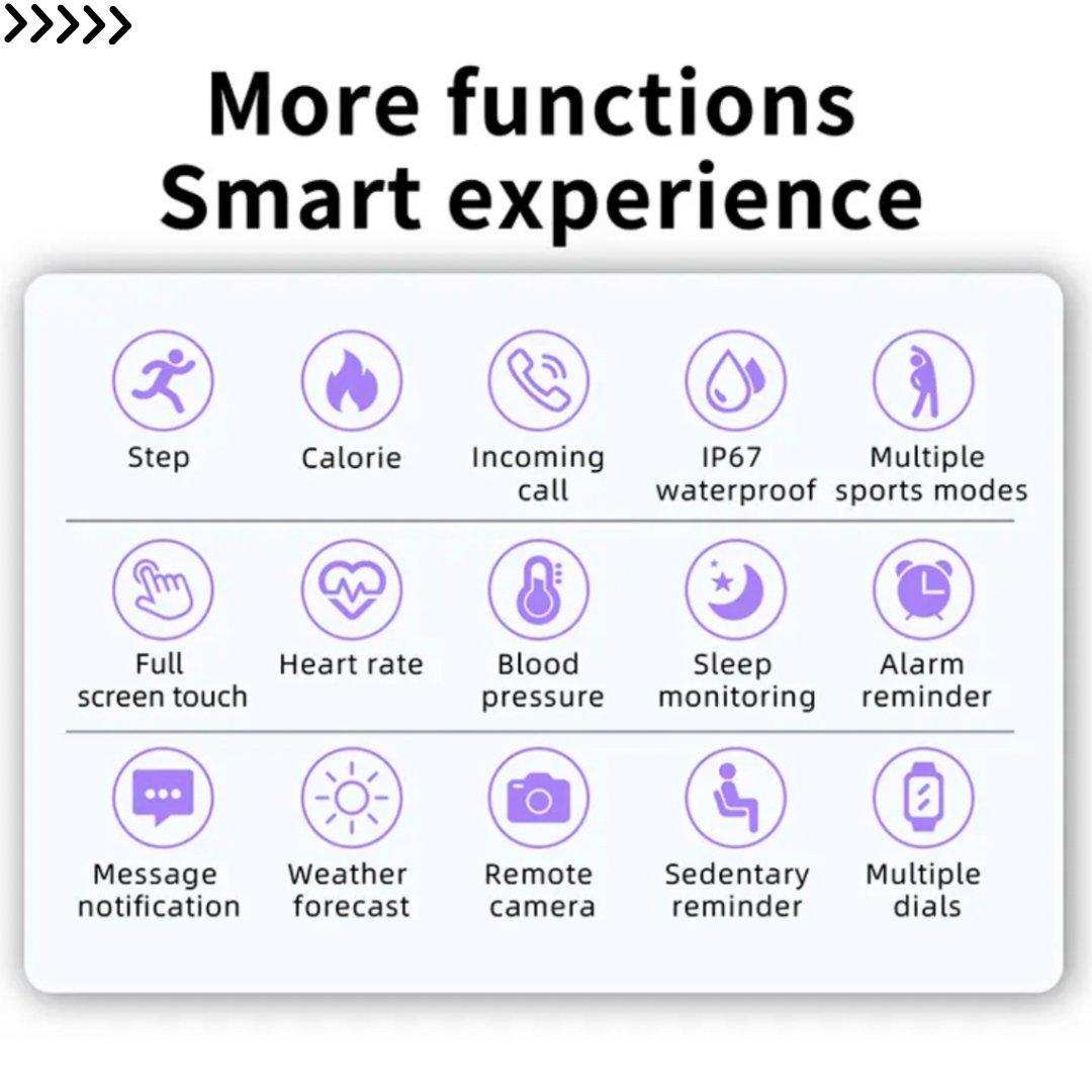 TUTT C9 Men Women Fashion 1.28” Screen Smartwatch BT Calling IP67 Waterproof Oxygen Level Heart Rate Sleep Monitoring Multi Sport Activity Tracking - www.Shopthatapp.com