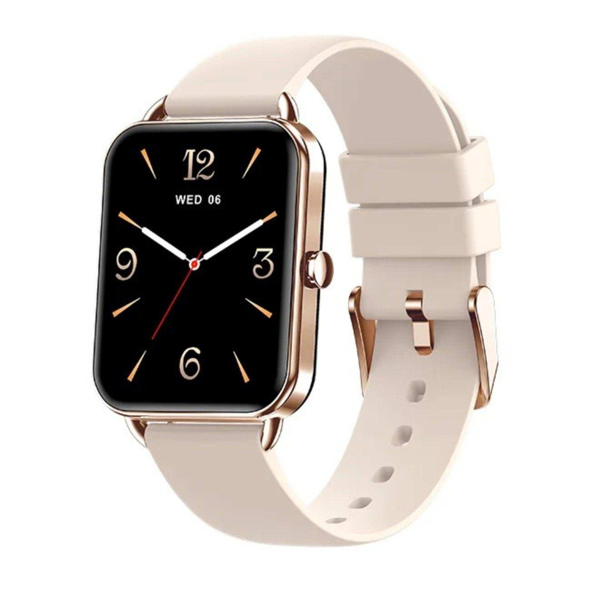 TUTT Classic Smartwatch Men Women AMOLED Touch Screen 1.65 Inch BT Calling Smart Watch Fitness Sports Tracker Rubber Straps DA2 - www.Shopthatapp.com