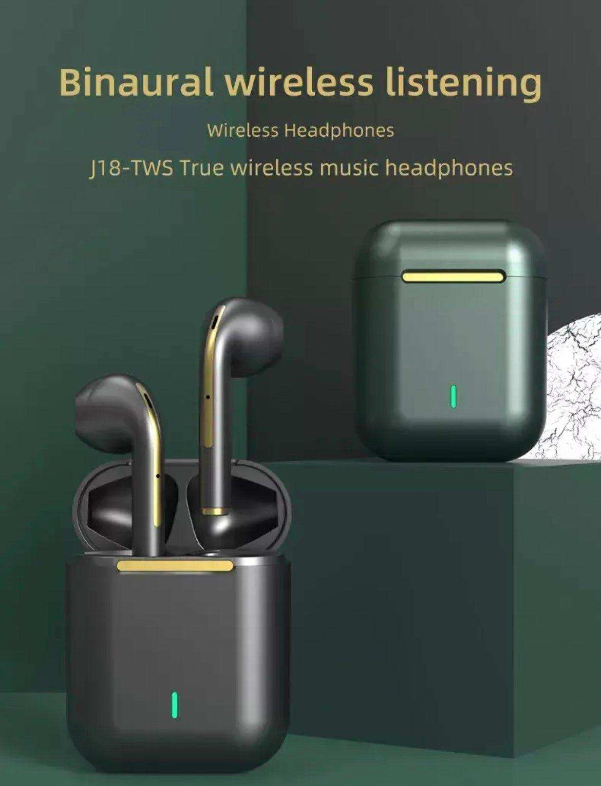 TUTT Classic Wireless Earbuds, Mini Bluetooth 5.3 Headphones HiFi Stereo, Wireless Earphones with ENC Noise Cancelling Mic, Touch Control, Type-C Charging, IPX7 Waterproof in Ear - www.Shopthatapp.com