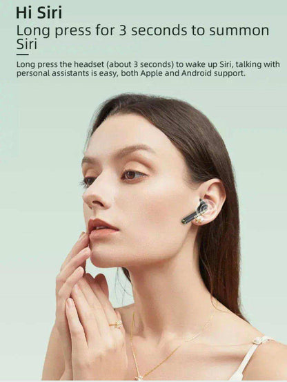 TUTT Classic Wireless Earbuds, Mini Bluetooth 5.3 Headphones HiFi Stereo, Wireless Earphones with ENC Noise Cancelling Mic, Touch Control, Type-C Charging, IPX7 Waterproof in Ear - www.Shopthatapp.com