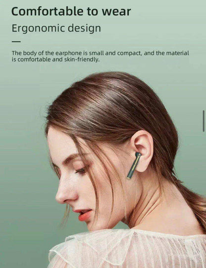 TUTT Classic Wireless Earbuds, Mini Bluetooth 5.3 Headphones HiFi Stereo, Wireless Earphones with ENC Noise Cancelling Mic, Touch Control, Type-C Charging, IPX7 Waterproof in Ear - www.Shopthatapp.com
