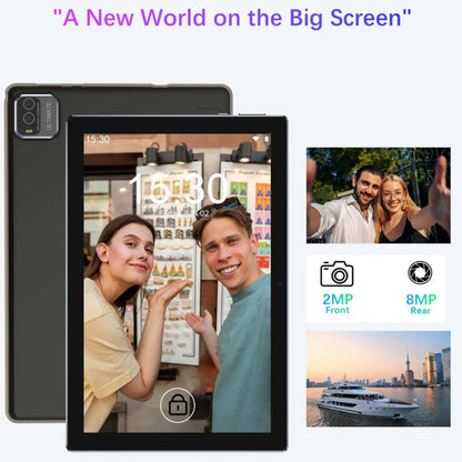 TUTT 10” Tablet Android 13 Keyboard, Mouse, Case, Stylus, 128GB ROM+12GB RAM | Dual Camera CP20 128GB SanDisk