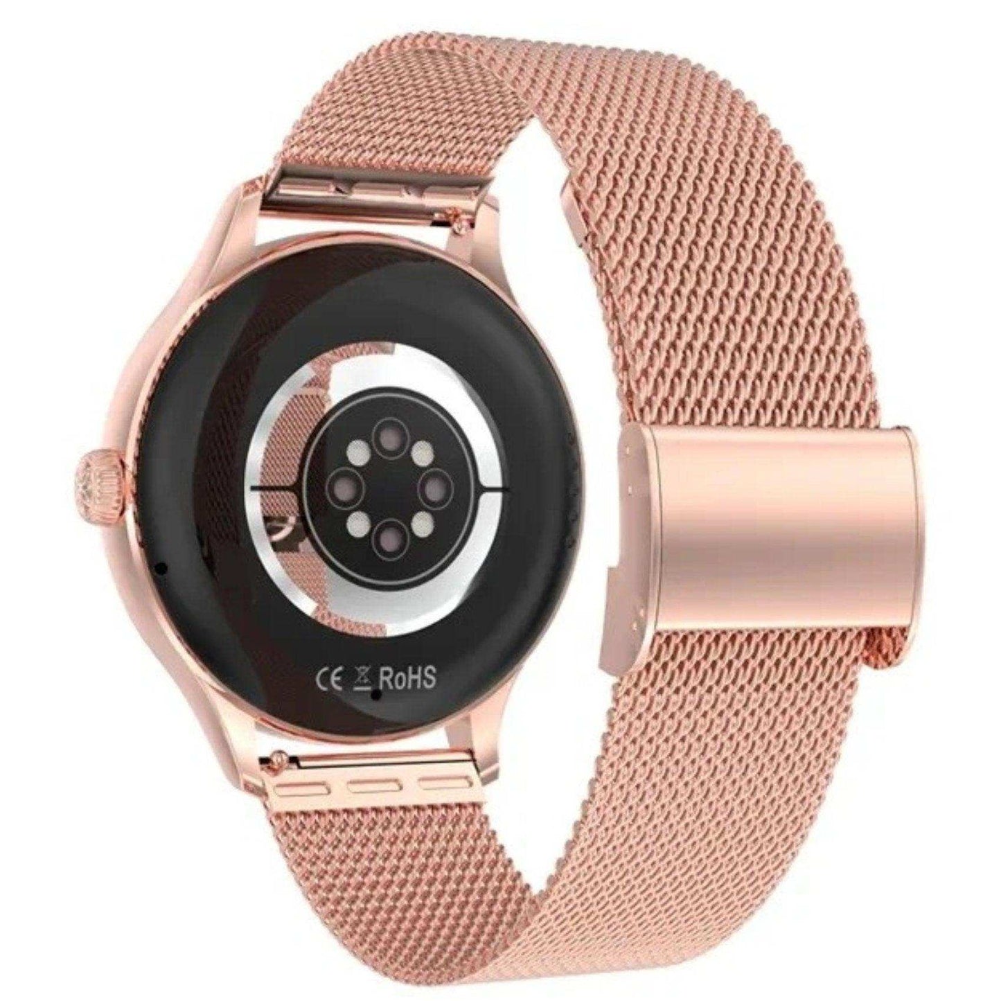 TUTT DT Women Diamond AMOLED Screen SmartWatch for Ladies Reloj Inteligente Fitness Sport Health Smart Watch Steel Straps - www.Shopthatapp.com