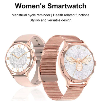 TUTT DT Women Diamond AMOLED Screen SmartWatch for Ladies Reloj Inteligente Fitness Sport Health Smart Watch Steel Straps - www.Shopthatapp.com