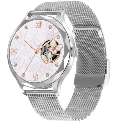 TUTT DT Women Diamond AMOLED Screen SmartWatch for Ladies Reloj Inteligente Fitness Sport Health Smart Watch Steel Straps - www.Shopthatapp.com