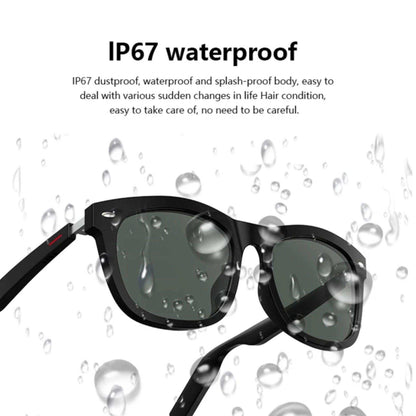 TUTT Bluetooth Smart Glasses Anti-Blue Ray UV | Wireless Call & Music AI Voice & Camera Control Sunglasses | E13 Test Kit | Replaceable With Prescription 2 Lenses - www.Shopthatapp.com