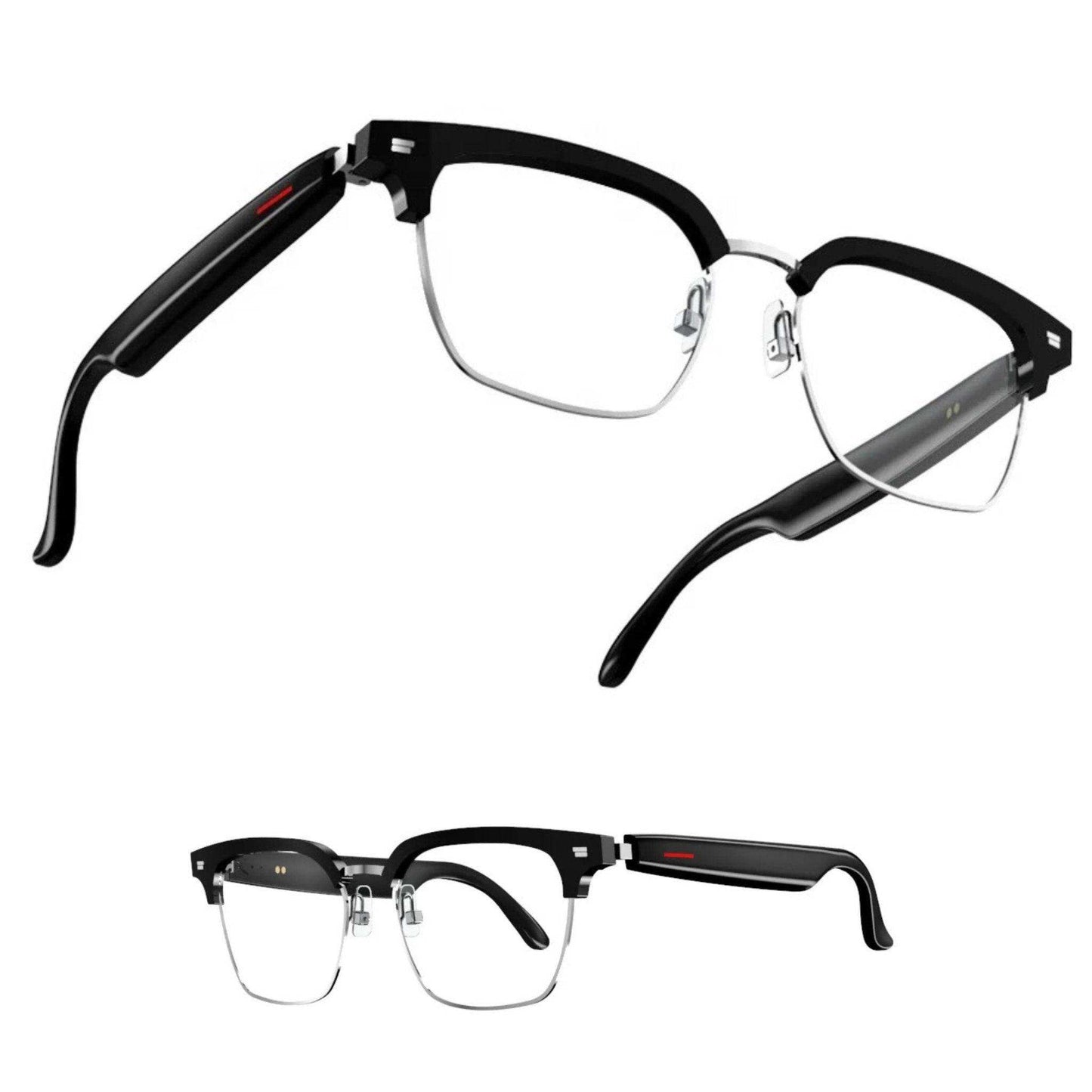 TUTT Bluetooth Smart Glasses Anti-Blue Ray UV | Wireless Call & Music AI Voice | Replaceable Lenses With Prescription - www.Shopthatapp.com