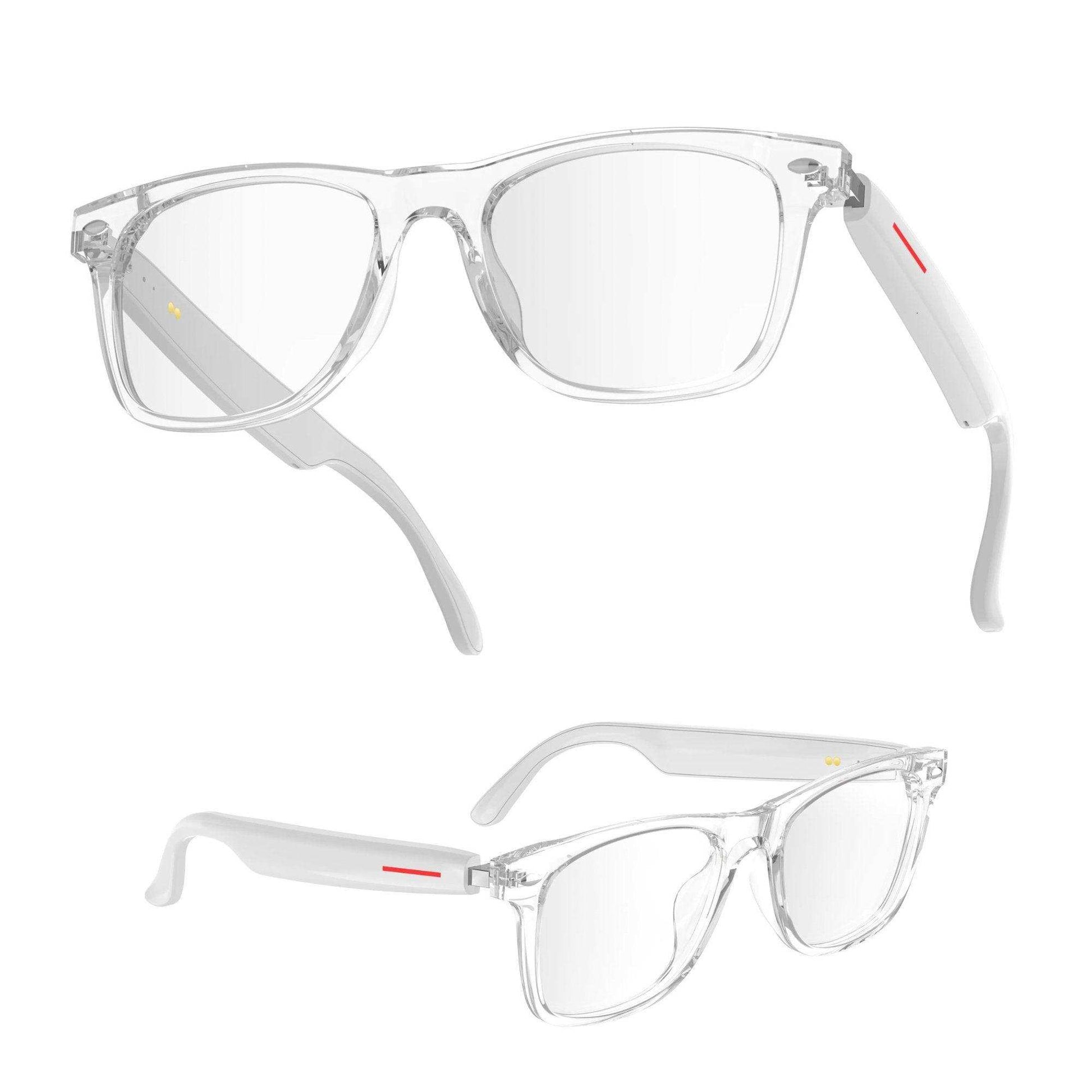 TUTT Bluetooth Smart Glasses Anti-Blue Ray | Wireless Call & Music AI Voice & Camera Control Sunglasses | E13 Anti Blue Ray Test Kit | Replaceable With Prescription - www.Shopthatapp.com