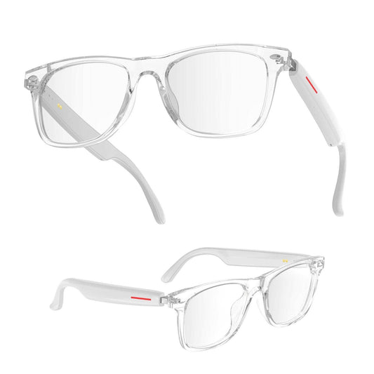 TUTT Bluetooth Smart Glasses Anti-Blue Ray | Wireless Call & Music AI Voice & Camera Control Sunglasses | E13 Anti Blue Ray Test Kit | Replaceable With Prescription - www.Shopthatapp.com