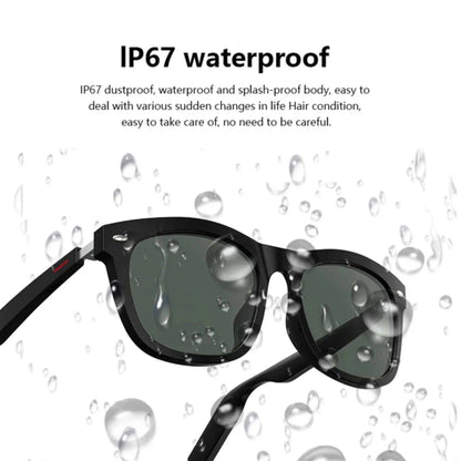 TUTT Bluetooth Smart Glasses Anti-Blue Ray | Wireless Call & Music AI Voice & Camera Control Sunglasses | E13 Anti Blue Ray Test Kit | Replaceable With Prescription - www.Shopthatapp.com