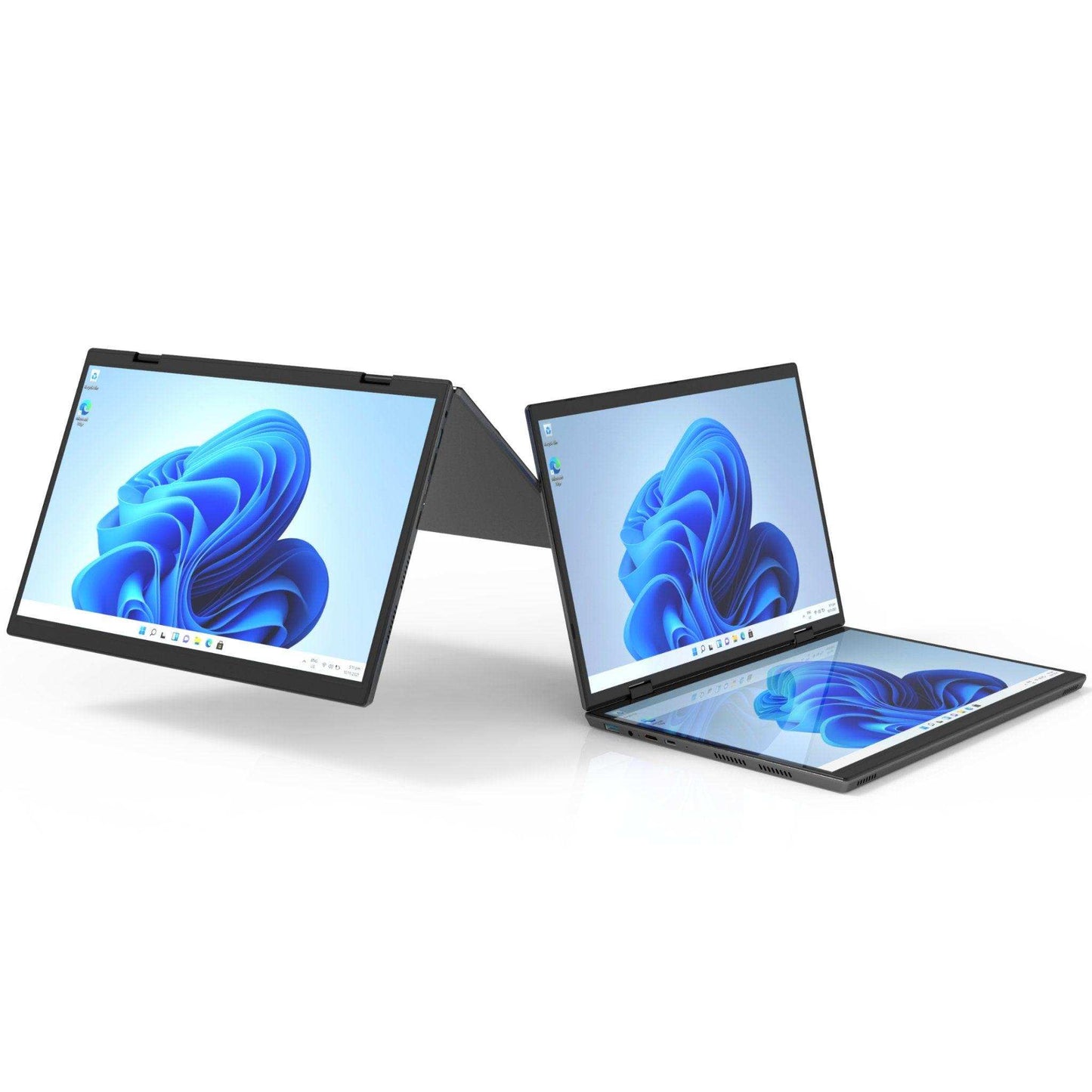 TUTT E140D 2.2K 14''  IPS 2-in-1 Laptop  Dual Touch Screen 360° Flip Notebook Gary With Stand Keyboard (1 TB SSD/ 32 GB RAM) | Intel® N95 2.4G/5G WIFI | Windows 11 Pro Mouse