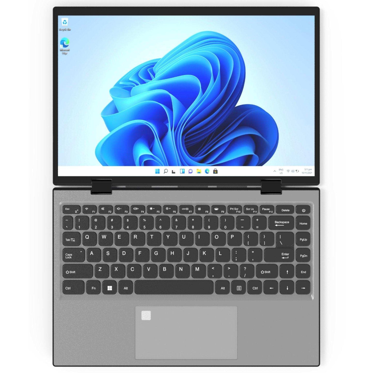 TUTT E140Y 2.2K 14''  IPS 2-in-1 Laptop Touch Screen 360° Flip Notebook Silver (1 TB SSD/ 32 GB RAM) | Intel® Processor N95 2.4G/5G WIFI BacklitKeyboard | Windows 11 Pro with Mouse