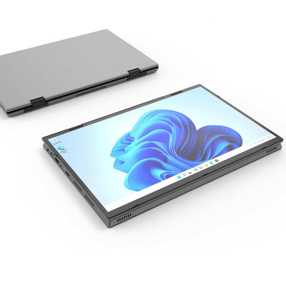 TUTT E140Y 2.2K 14''  IPS 2-in-1 Laptop Touch Screen 360° Flip Notebook Silver (1 TB SSD/ 32 GB RAM) | Intel® Processor N95 2.4G/5G WIFI BacklitKeyboard | Windows 11 Pro with Mouse