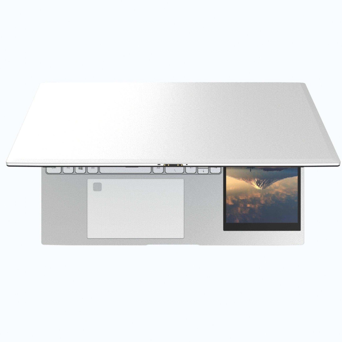 TUTT E156D 15.6" Laptop IPS Dual Screen 7” Mini Touch Screen Silver (1 TB SSD/ 32 GB RAM) | Intel® N95 CPU, Dual-band 2.4G/5G WIFI BacklitKeyboard | Windows 11 Pro with Mouse