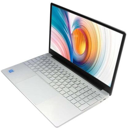 TUTT E156S 15.6" IPS Laptop Silver (1 TB SSD/ 12 GB RAM) | Intel® J4125 CPU, Dual-band 2.4G/5G WIFI BacklitKeyboard | Windows 10 Pro with Mouse