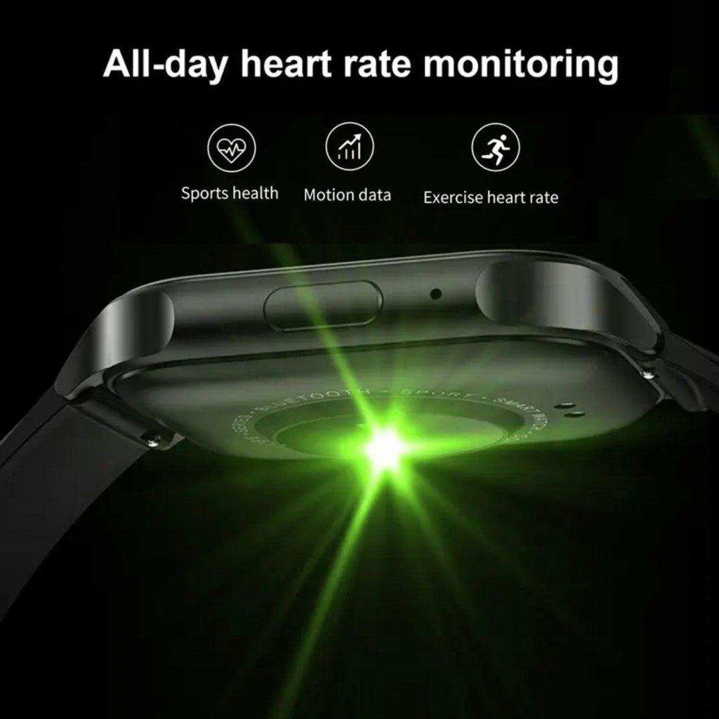 TUTT Classic Smartwatch AMOLED 2.04” Screen | GPS Exercise SpO2 Stress & Sleep Monitoring Calorie & Activity Tracker IP67 Men Women Smart Watch Two Straps Steel+ Rubber H6 - www.Shopthatapp.com