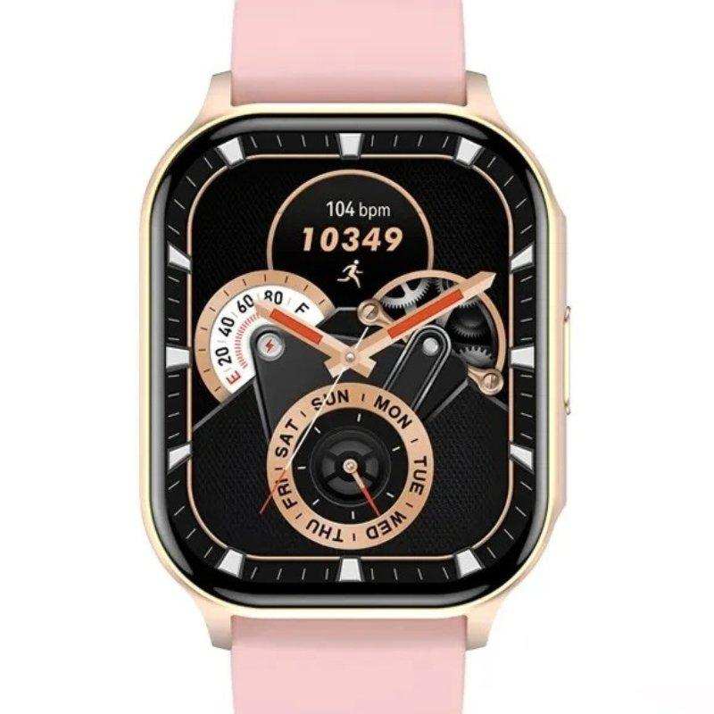 TUTT Classic Smartwatch AMOLED 2.04” Screen | GPS Exercise SpO2 Stress & Sleep Monitoring Calorie & Activity Tracker IP67 Men Women Smart Watch Two Straps Steel+ Rubber H6 - www.Shopthatapp.com