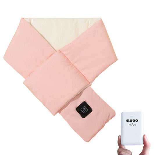 TUTT Heated Scarf Unisex | 5,000 mAh Power Bank | 3 Heat Levels | Neck Shoulder Back Heating Pad | Ideal Gift for Cold Weather - www.Shopthatapp.com