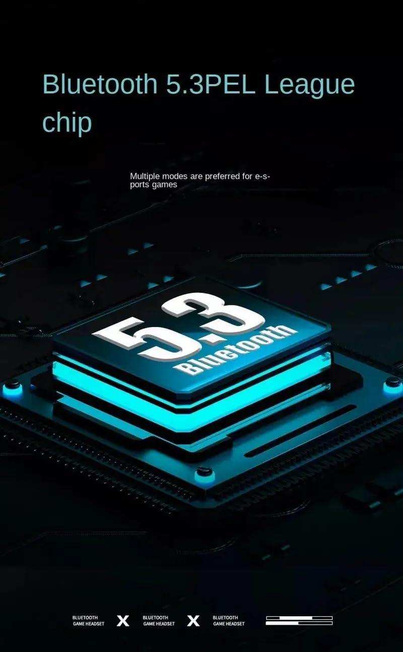  TUTT JX10 TWS Wireless Earbud  Gaming BT 5.3 | Headset Sport LED Display | Noise Cancelling  Earphones  for Pro Gamers