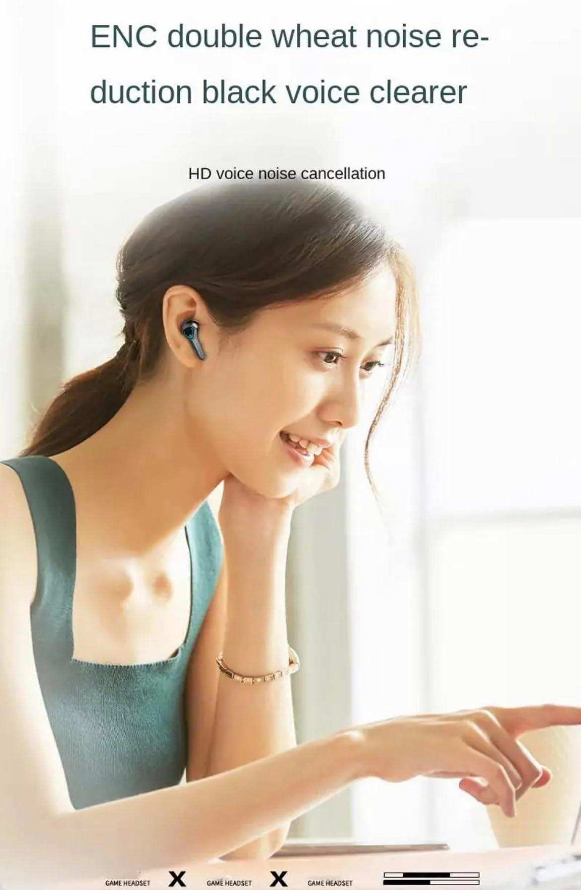  TUTT JX10 TWS Wireless Earbud  Gaming BT 5.3 | Headset Sport LED Display | Noise Cancelling  Earphones  for Pro Gamers