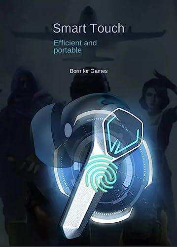  TUTT JX10 TWS Wireless Earbud  Gaming BT 5.3 | Headset Sport LED Display | Noise Cancelling  Earphones  for Pro Gamers