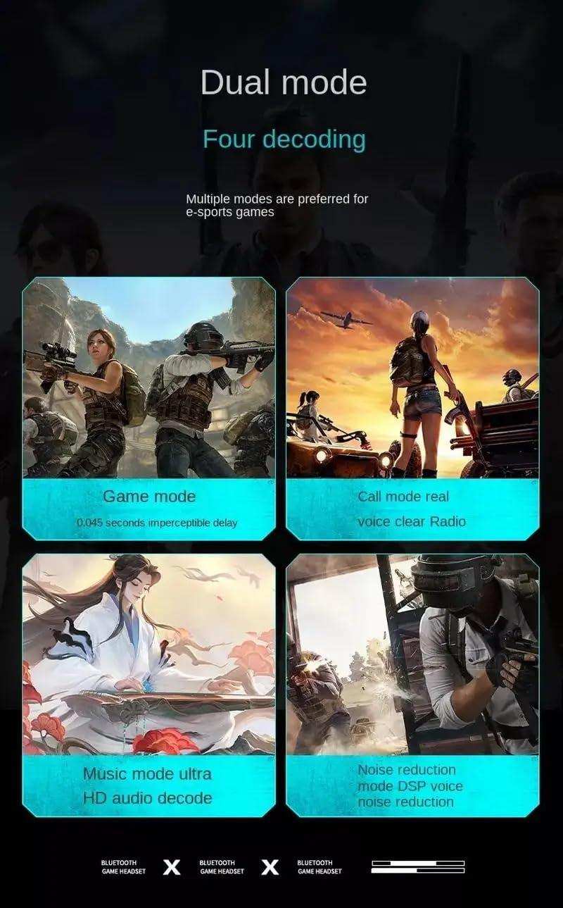  TUTT JX10 TWS Wireless Earbud  Gaming BT 5.3 | Headset Sport LED Display | Noise Cancelling  Earphones  for Pro Gamers