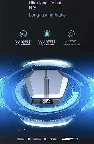  TUTT JX10 TWS Wireless Earbud  Gaming BT 5.3 | Headset Sport LED Display | Noise Cancelling  Earphones  for Pro Gamers