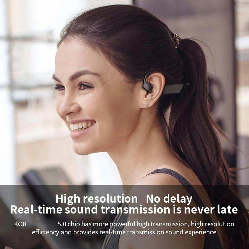 TUTT K08 Headphones with Bone Conduction Earphone Wireless Headset TWS Sports Waterproof Open Ear - www.Shopthatapp.com