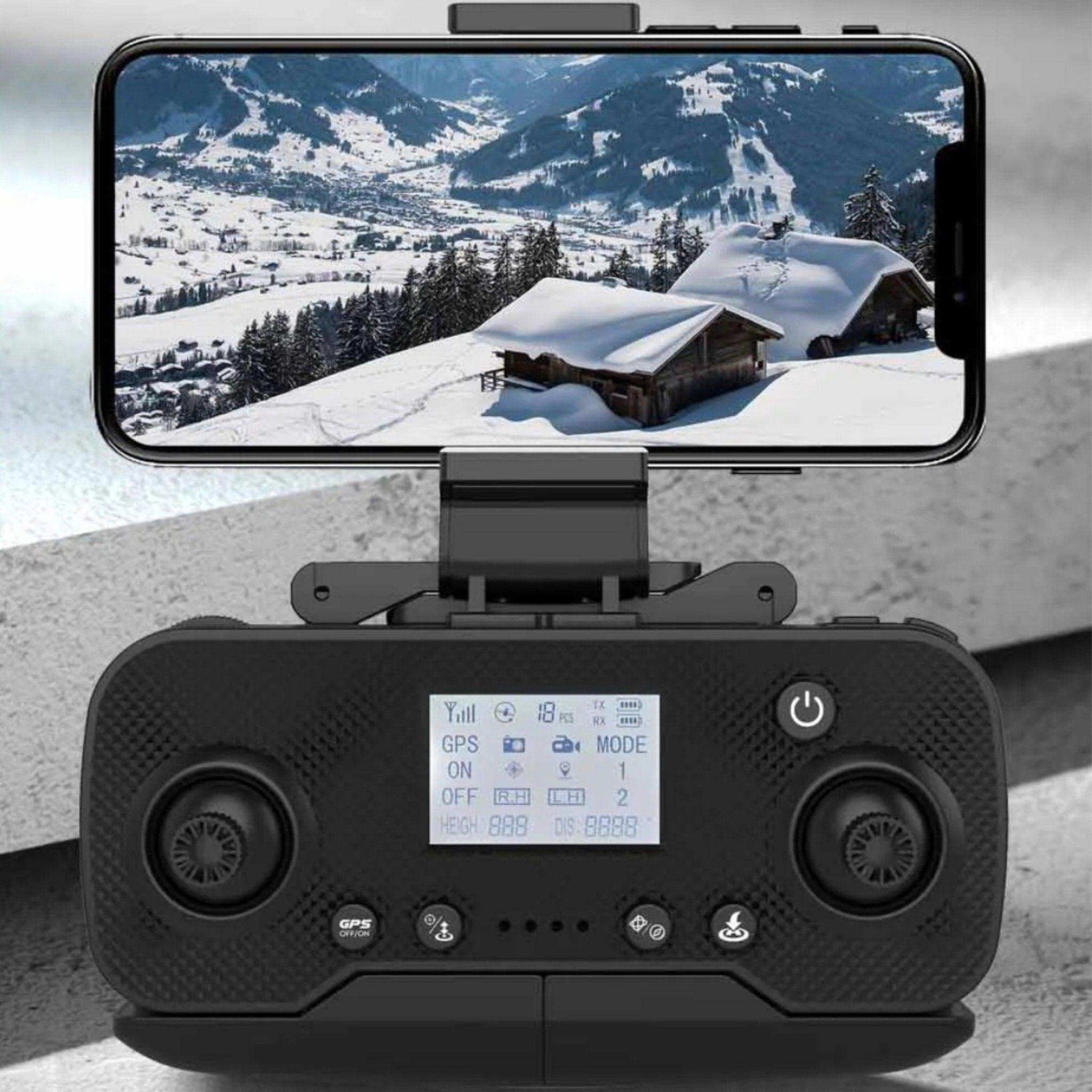 TUTT KF110 Professional 5G MINI Drone Dual 4K Cameras Optical Flow Mechanical + EIS Stabilization 226g Brushless Motor Laser Obstacle Avoidance Follow/Orbit/Waypoint Modes 2* Batteries - www.Shopthatapp.com