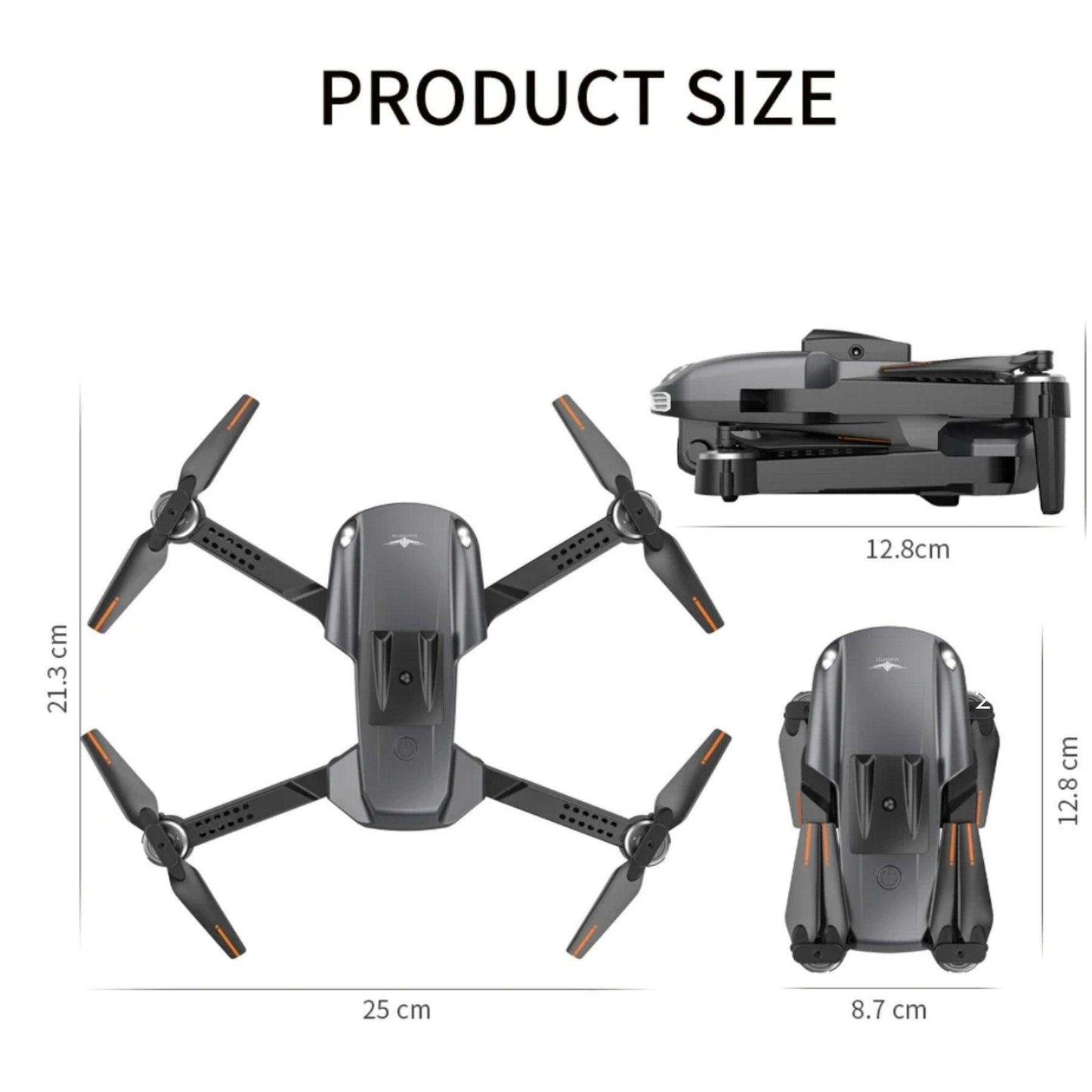 TUTT KF616 4K HD RC Dual Camera Mini Drone 360° Infrared Obstacle Avoidance Photography Quadcopter Drone 2 Batteries - www.Shopthatapp.com
