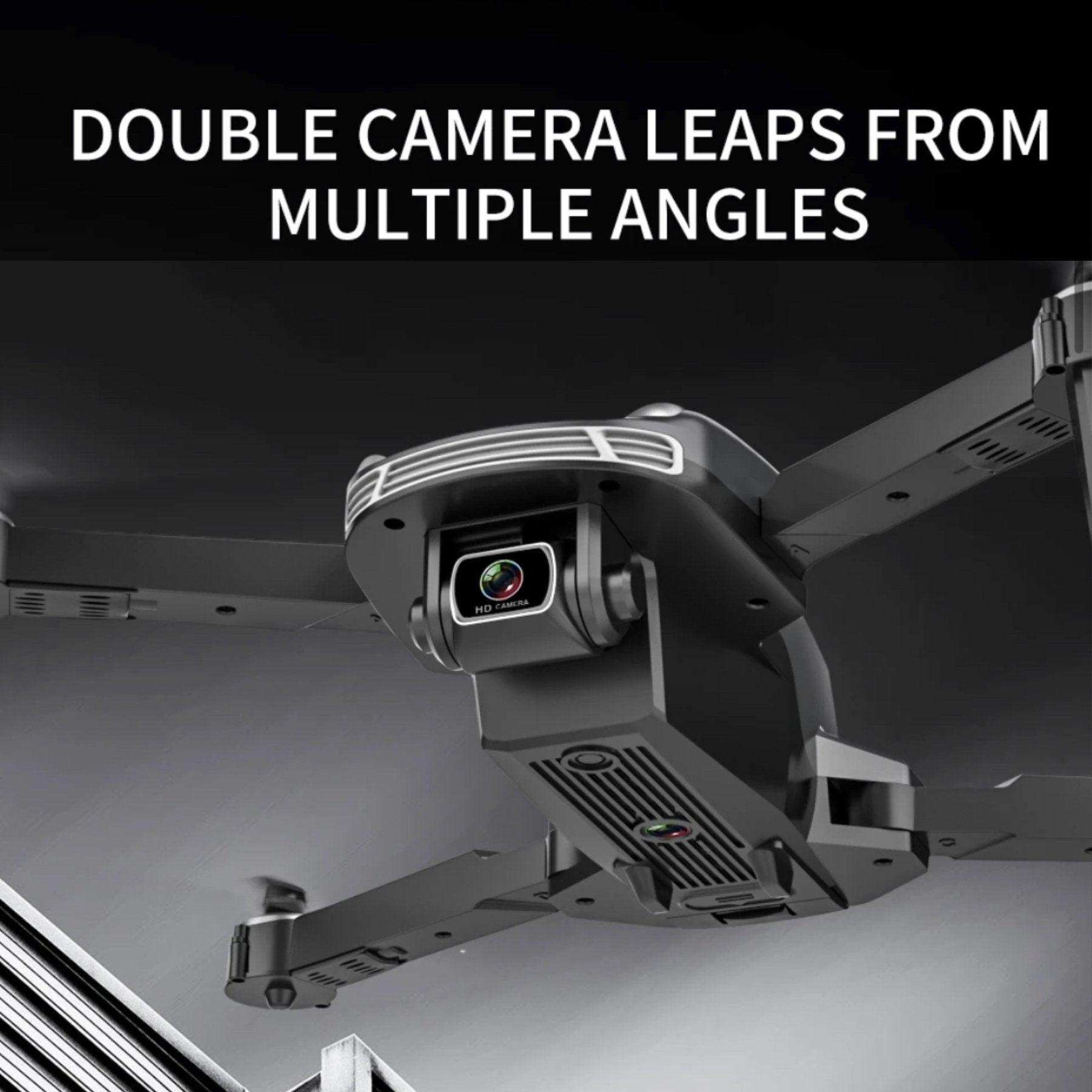 TUTT KF616 4K HD RC Dual Camera Mini Drone 360° Infrared Obstacle Avoidance Photography Quadcopter Drone 2 Batteries - www.Shopthatapp.com