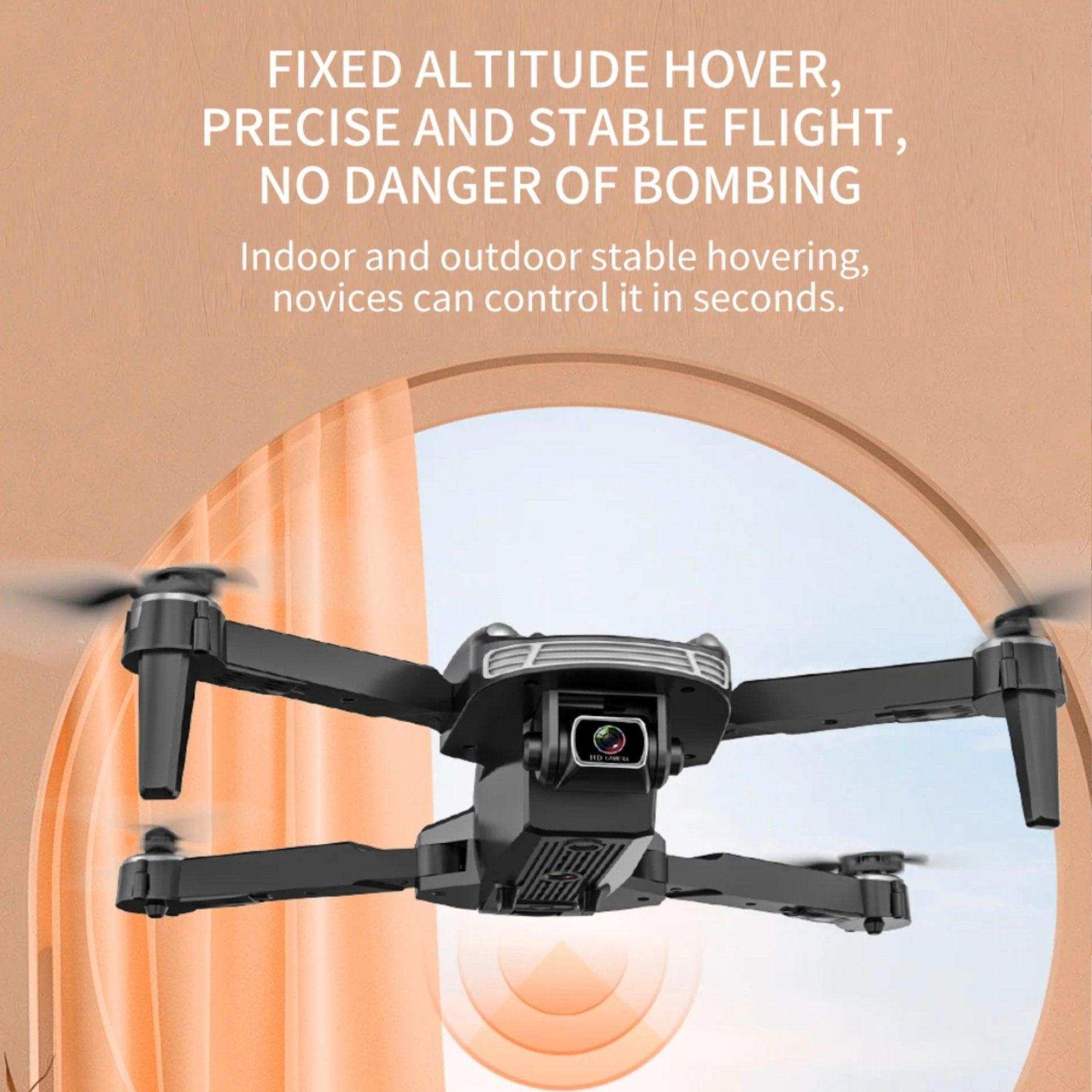 TUTT KF616 4K HD RC Dual Camera Mini Drone 360° Infrared Obstacle Avoidance Photography Quadcopter Drone 2 Batteries - www.Shopthatapp.com