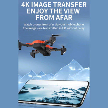 TUTT KF617 Mini Drone 4K Dual Camera Drone Infrared Obstacle Avoidance Optical Flow Foldable Quadcopter Height Hold Follow, Orbit, Waypoint Modes 2* Batteries - www.Shopthatapp.com
