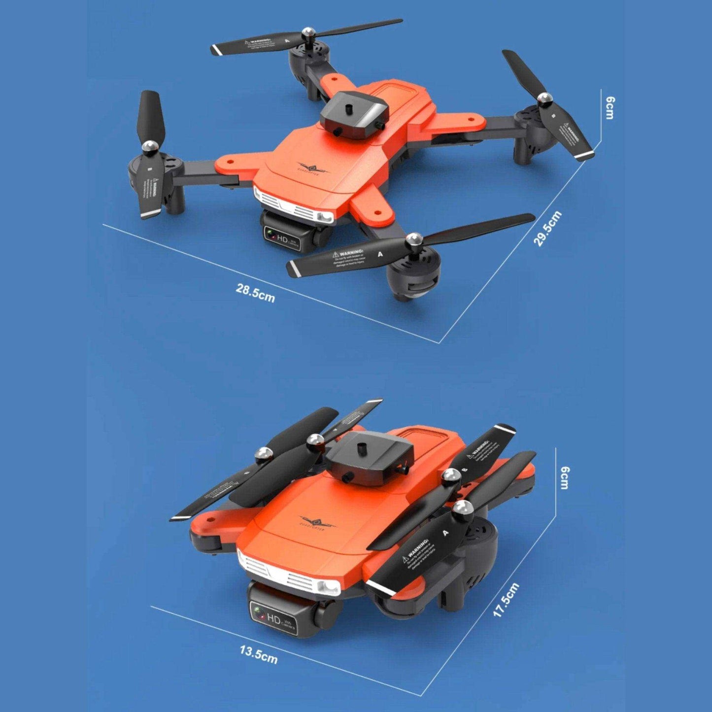 TUTT KF617 Mini Drone 4K Dual Camera Drone Infrared Obstacle Avoidance Optical Flow Foldable Quadcopter Height Hold Follow, Orbit, Waypoint Modes 2* Batteries - www.Shopthatapp.com
